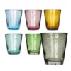 Bicchieri in vetro soffiato Bubbles Color 30 cl