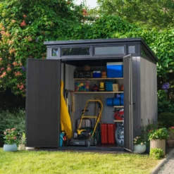 Casetta da giardino grande grigio Artisan 7x7