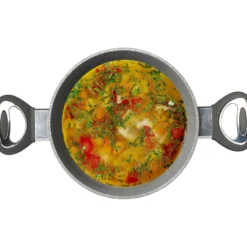 Casseruola con coperchio in alluminio pressofuso Linea CookStone diametro 24 cm