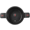 Casseruola in alluminio pressofuso con coperchio in vetro Linea Grenoble diametro 24 cm
