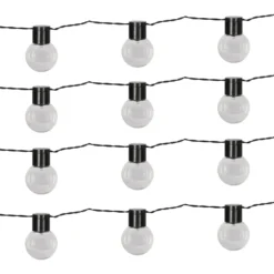 Catena Luminosa Solare 20 Lampadine LED Luce Calda da Esterno
