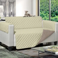 Copridivano Princess & Prince Bicolor 3 posti Panna e Tortora 279x180 cm