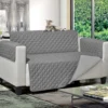 Copripoltrona Princess & Prince Bicolor Grigio Chiaro e Grigio Scuro 165x180 cm