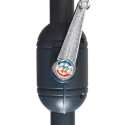 Ombrellone da giardino con 32 LED e Pannello Solare Camel diametro 3 metri
