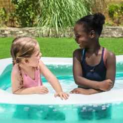 Piscina Family gonfiabile rettangolare a 2 anelli