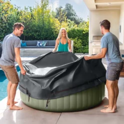 Spa Idromassaggio PureSpa™ Bubble Massage 4 Posti Verde Oliva
