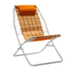 Spiaggina Pieghevole con Cuscino h77x75x59 cm