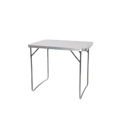 Tavolo da Campeggio Richiudibile in Acciaio 80x60 cm