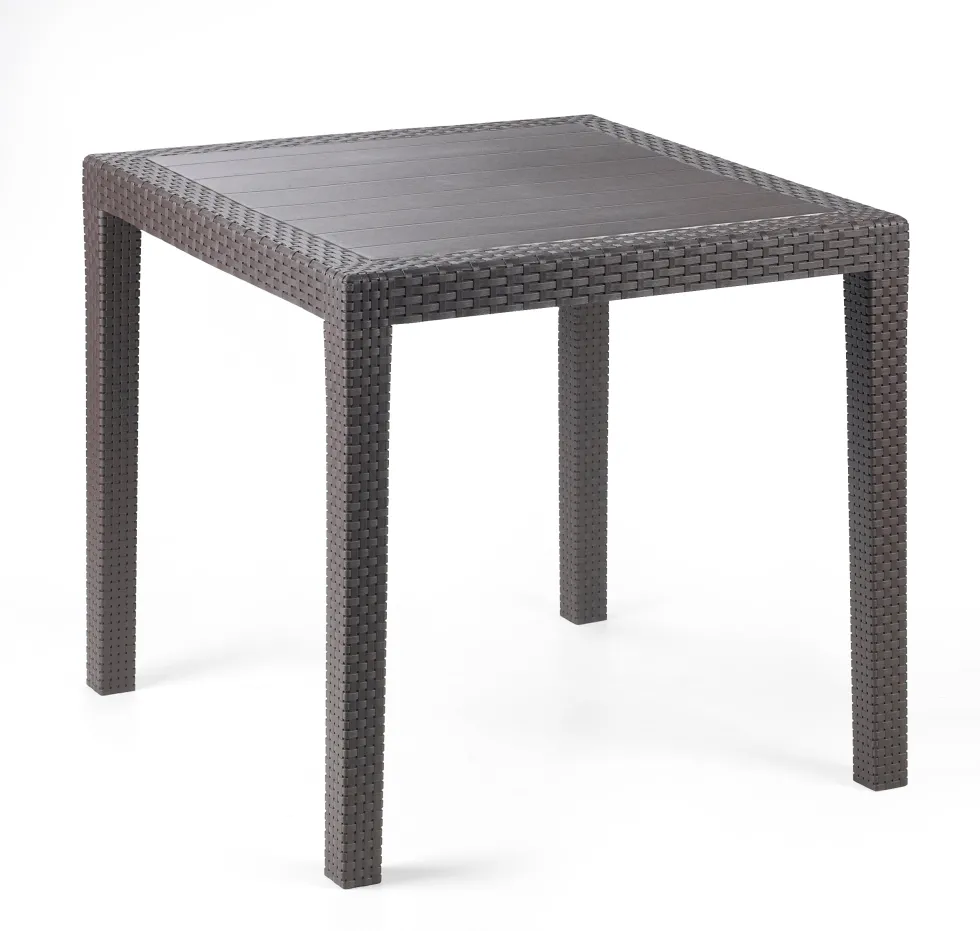 Tavolo da giardino King Moka Linea Rattan