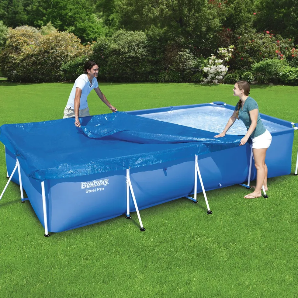 Telo Copertura Rettangolare per piscine da 400x211 cm