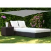 Telo ombreggiante Vela da giardino quadrata Grigio 3x3 metri