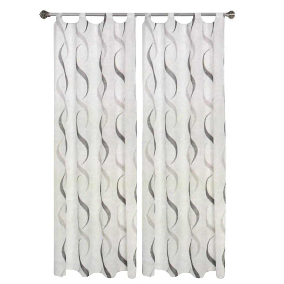 Tenda Debby Loop Beige set 2 pezzi 70x240 cm