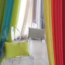 Tenda Monna Voile Senape Linea Lovely Casa 140x280 cm