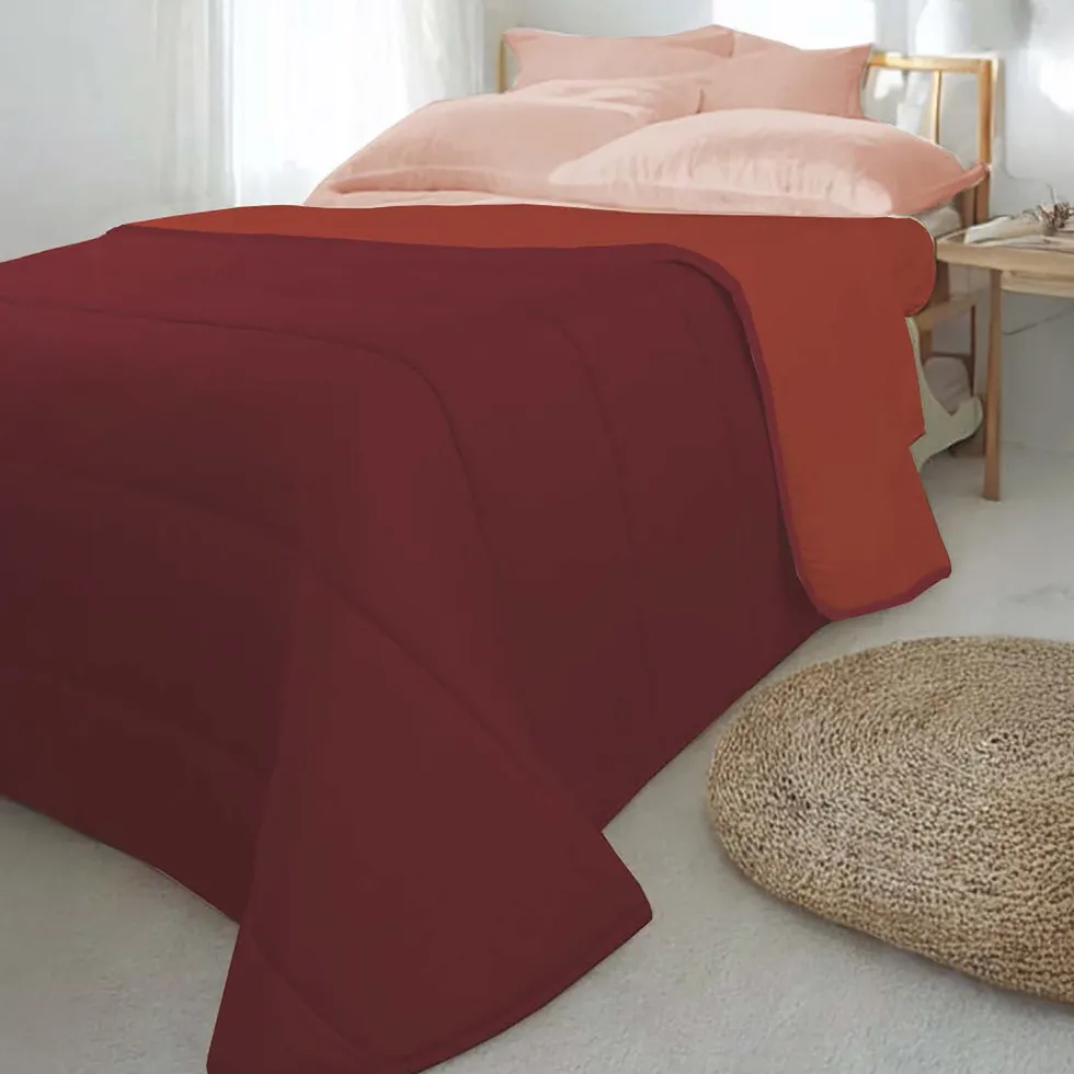 Trapunta Letto Singolo Bicolor Style Cotto 150x240 cm